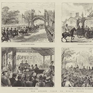 The Queens Visit to North Wales (engraving)