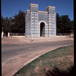 Reconstruction of the gate of Ishtar, 580 BC