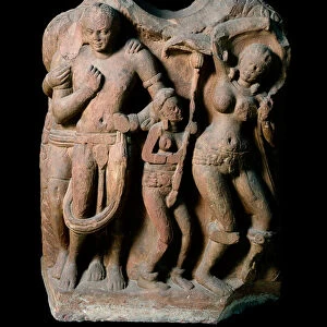 The rich courtesan Vasantasena (sculpture, Kushan Empire)