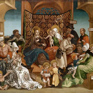 Sainte Parente (l ensemble de la famille de Marie) - The Holy Kinship - Peinture de