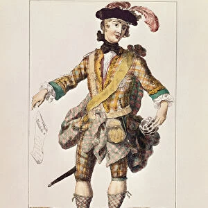 Satirical print in form of a Wanted Poster for Prince Charles Edward Stuart