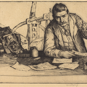 Self-Portrait, 1897 (drypoint)