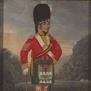 Sergeant, 92nd Highlanders, 1816 circa (oil on canvas)