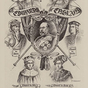 Seven King Edwards of England (engraving)