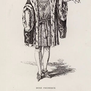 Shakespeares As You Like It: Duke Frederick (litho)