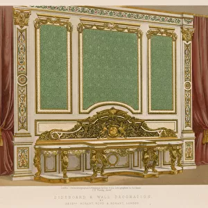 Sideboard and Wall Decoration by Messrs Morant, Boyd and Morant, London (chromolitho)