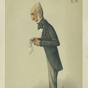 Sir Charles Wood, Lord Halifax (colour litho)
