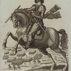Sir Thomas Fairfax Knight, General of the Forces raised by the Parliament (engraving)