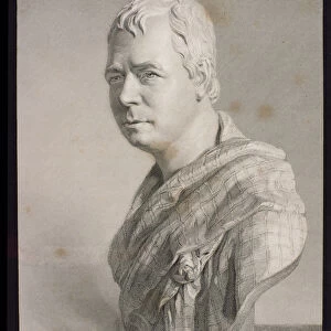 Sir Walter Scott (1771-1832) from Gallery of Prints, published in 1833
