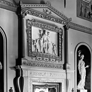 The State Dining Room, Syon House, London, from The English Country House (b/w photo)