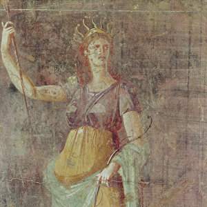 Statue of Diana, from Pompeii, c. 50-59 (fresco)