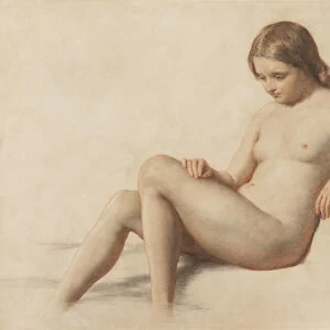 Study of a Nude, 1859 (pencil on paper)