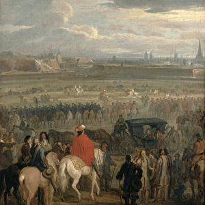 Surrender of the Citadel of Cambrai, 18th April 1677, c. 1678 (oil on canvas)