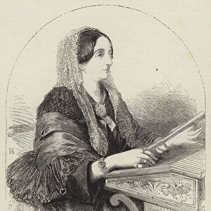 Sydney, Lady Morgan, Authoress of "The Wild Irish Girl"(engraving)