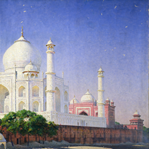 Taj Mahal (oil on canvas)