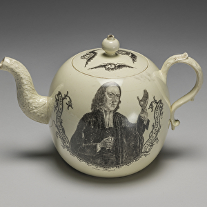 Teapot, Wedgwood Factory, Staffordshire, c. 1775 (lead-glazed earthenware)