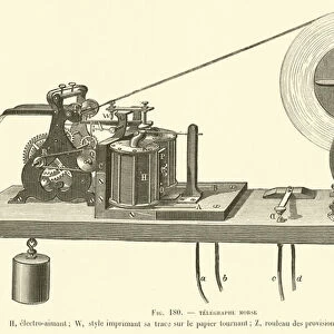 Telegraphe Morse (engraving)