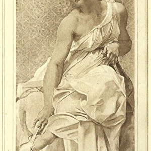Terpsichore, Muse of the Choral Dance (photogravure)