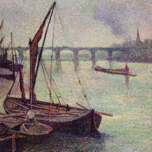 The Thames at Vauxhall Bridge, London, 1893