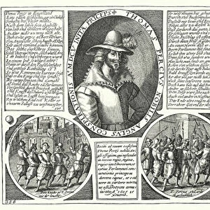Thomas Percy, one of the conspirators behind the Gunpowder Plot (engraving)