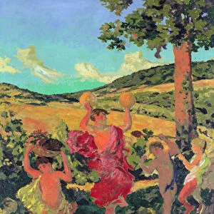 The Triumph of Bacchus (Fete Champetre), 1911-13 (oil on canvas)
