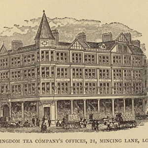 The United Kingdom Tea Companys Offices, 21, Mincing Lane, London (engraving)