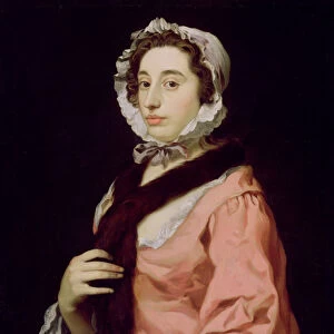 An Unknown Woman, called Peg Woffington (oil on canvas)