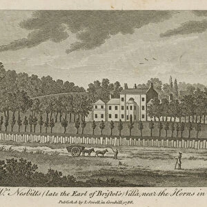 A view of Mr Nesbitts (late the Earl of Bristol s) Villa, near the Horns in Norwood (engraving)