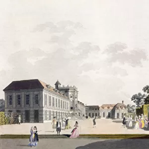 View of the Palace and Gardens owned by the Prince of Kaunitz