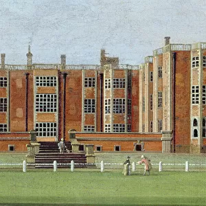 View of Temple Newsam House, c. 1750 (oil on canvas) (detail of 128852