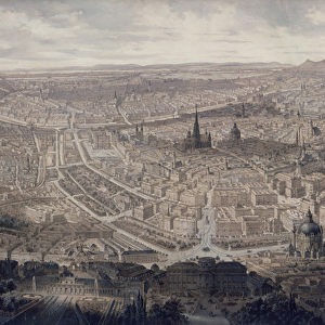 View of Vienna, c. 1860 (w / c on paper)