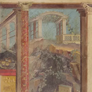 Wall painting from the cubiculum of a villa at Boscoreale, c. 50-40 B. C (fresco)