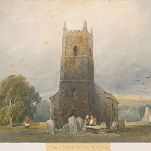 Warslow Church: water colour painting, nd [c1830-1840] (painting)