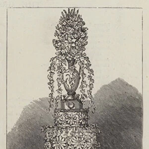 Wedding-Cake presented to the Princess Beatrice by the Ladies of Kent (engraving)
