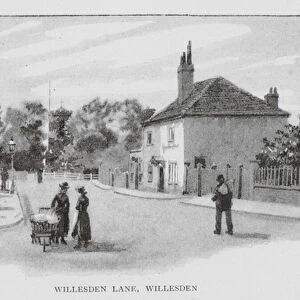 Willesden Lane, Willesden (litho)