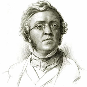 William Makepeace Thackeray (1811-63) (litho)