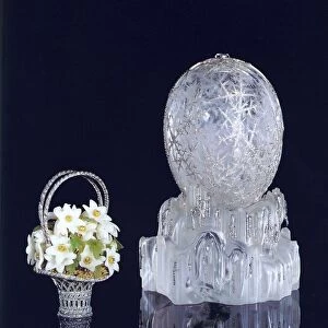 The Winter Egg, 1913 (quartz, platinum, orthoclase, diamonds
