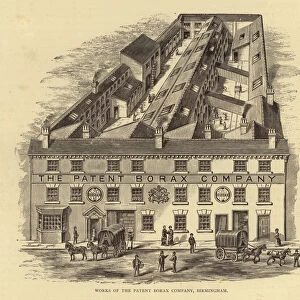 Works of the Patent Borax Company, Birmingham (engraving)