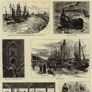 Yarmouth Illustrated, the Herring Fishery (engraving)