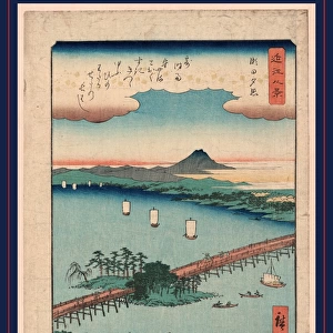 1797-1858 1857. 26 37. 6 Ando Evening Hiroshige