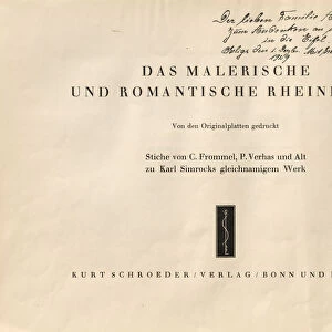 Das Malerische und Romantische Rheinland 1928