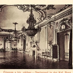 Dining rooms Hungary Interior Buda Royal Palace