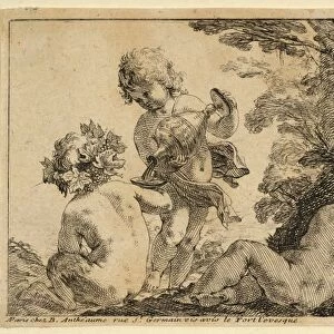 Drawings Prints, Print, Bacchic Putti, Artist, French, 17th century, 1600, 1700