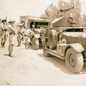 Eleventh Huzars arriving Ludd Armoured car ready