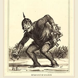 Honore Daumier (French, 1808-1879), Renouvele de Gulliver, 1866, lithograph on newsprint