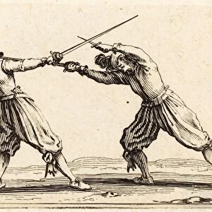 Jacques Callot (French, 1592 - 1635), Duel with Swords and Daggers, c. 1622, etching