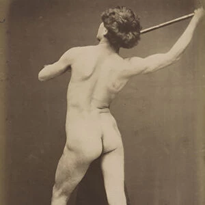 Male Nude 1870-1875 Guglielmo Marconi French