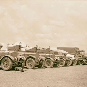 Palestine disturbances 1936 Row armoured motor
