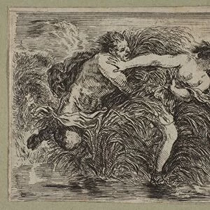 Pan et Syrinx 1644 Etching state Prints Etched by Stefano della Bella