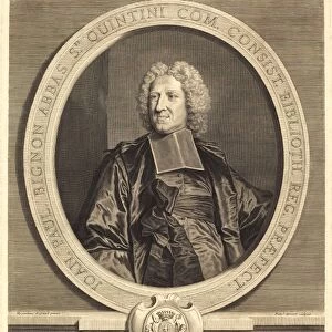 Pierre Drevet after Hyacinthe Rigaud, French (1663-1738), Jean Paul Bignon, Abbe du St
